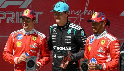 开云-F1上海站冲刺赛：拉塞尔夺冠，法拉利车队位居二三